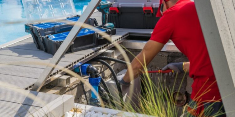 Sandfilteranlage rückspülen