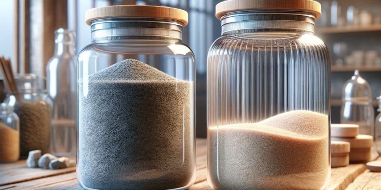 Filterglas oder Filtersand