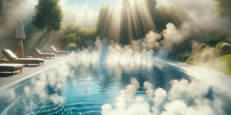 Verdunstungen im Pool