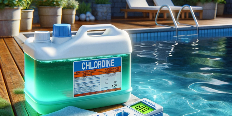 Zu viel Chlor im Pool