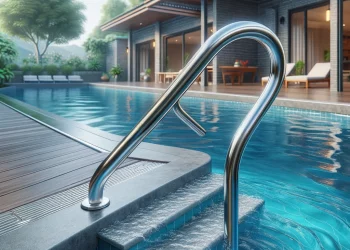 Handlauf für einen Pool