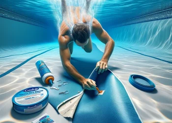 Poolfolie reparieren