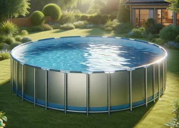 Stahlwandpool einbauen