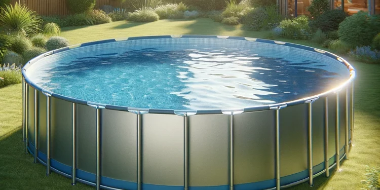 Stahlwandpool einbauen