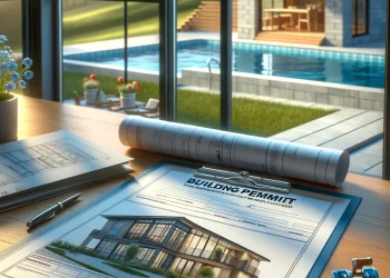 Baugenehmigung für einen Pool