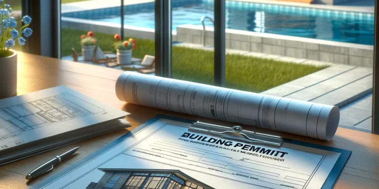 Baugenehmigung für einen Pool